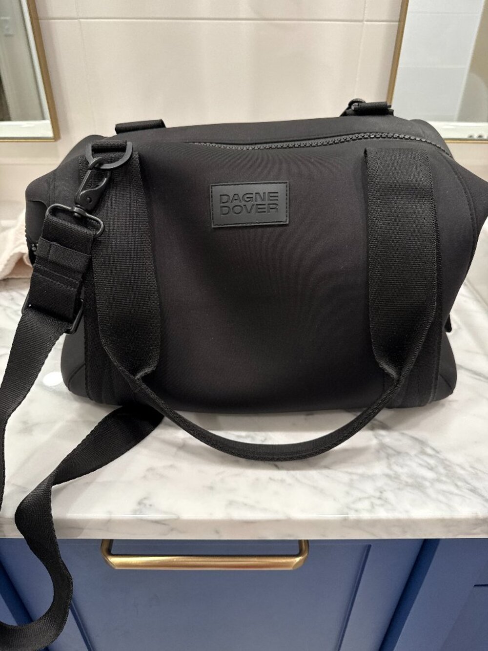 Dagne Dover Landon Neoprene Carryall Bag - Onyx Medium